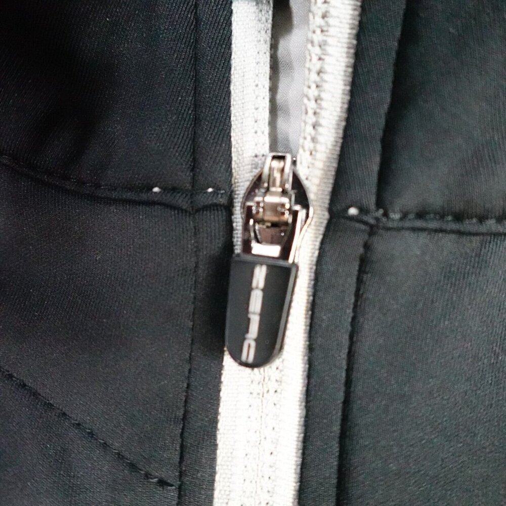 Zero Restriction Shirt Medium Black Solid 1/4 Zip… - image 3